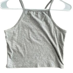 Grey crop top